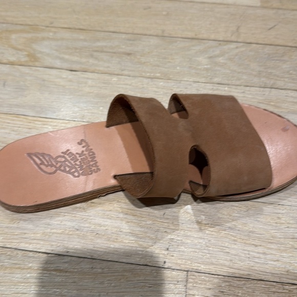 Ancient Greek Sandals Tan Slide Sandals - Picture 4 of 6